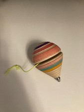  TROTTOLA VINTAGE IN LEGNO DA