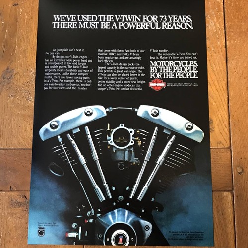 Poster 1976 harley davidson - 1976,