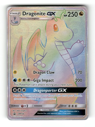 Dragonite promo promos - gx, sm