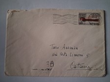 Storia Postale 1956 - Olimpiadi Cortina -  L. 25 isolato - lettera