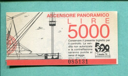 Biglietto ascensore - biglietto,