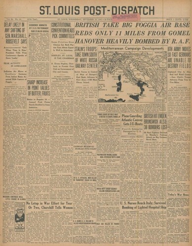 Wwii british take foggia - wwii,