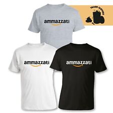 T SHIRT AMAZON AMMAZZATI TRASH CLOTHES FUN - 100% COTONE