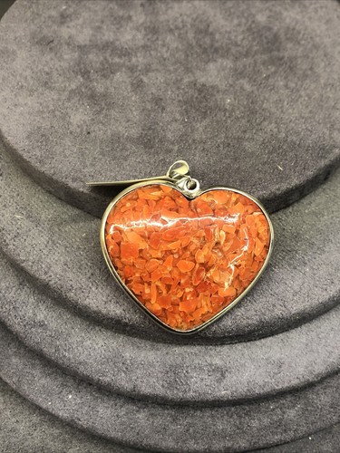 Cuore corallo argento - cuore,