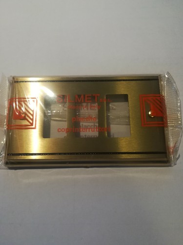 Placca ottone silmet - in,