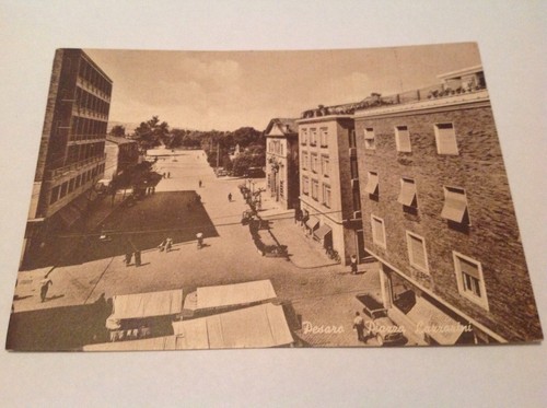 Cartolina pesaro piazza - ,