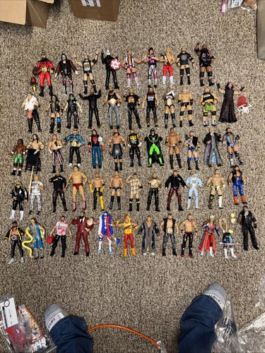 Lotto figurine mattel wwe - mattel,