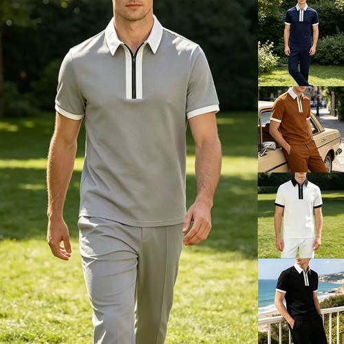 Completo uomo color block - completo,