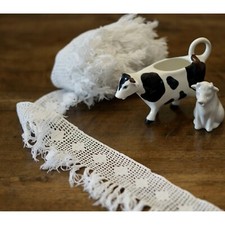 BORDO / PIZZO REALIZZATO A MANO AD UNCINETTO 6.3m