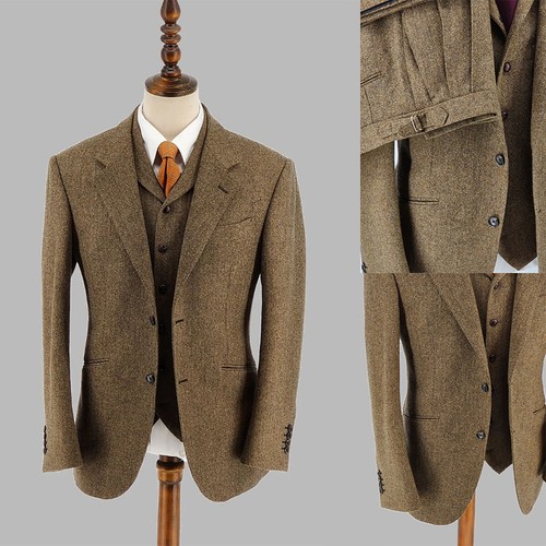 Tuta uomo business marrone