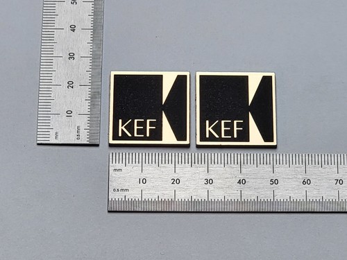 Kef speaker badge - badge, logo
