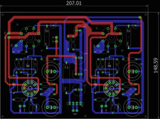 gerber file  pcb  tube stereo