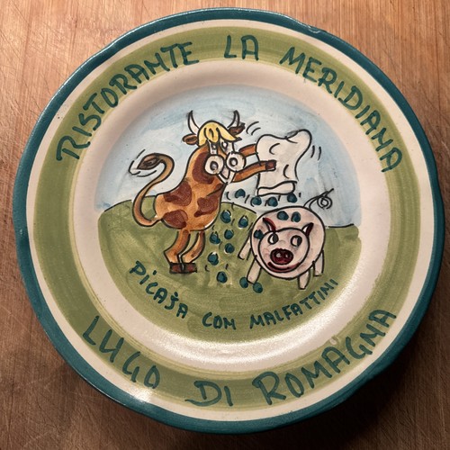 Piatto buon ricordo meridiana - ricordo,