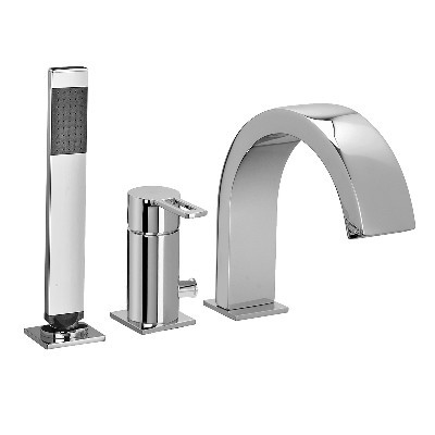 Miscelatore bordo vasca - bordo, con