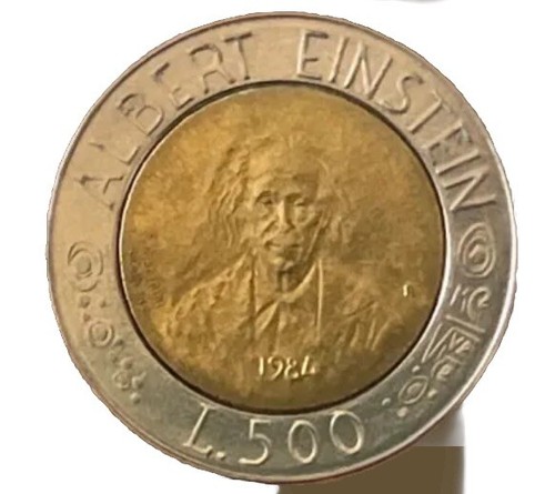 Moneta antica 500 lire - antica,
