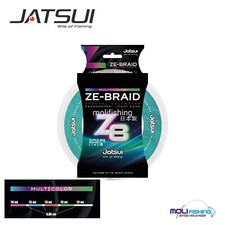 MULTIFIBRA TRECCIATO PESCA JATSUI ZE-BRAID X8 MULTICOLOR 500-1000 M MORBIDO