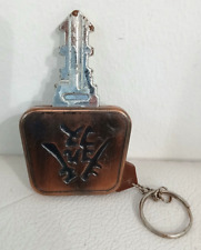 Antico Accendino in Rame e Ottone da Collezione Chiave Vintage Portachiavi