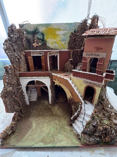 Presepe artigianale con - presepe,