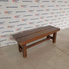 Panca Antica in Legno Massello Italia XX Secolo