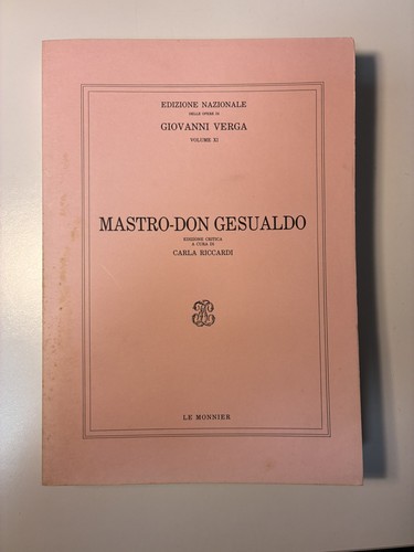 Mastro don gesualdo - mastro,
