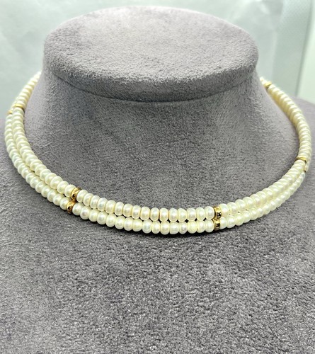 Girocollo doppio perle - girocollo,