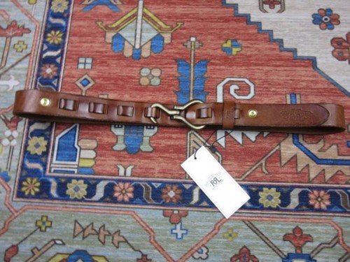 Cintura rrl doppia pelle - doppia,