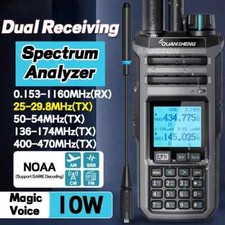 Quansheng TK11(5) 10W Doppia Ricezione HF VHF UHF USB AM FM LSB CW 27MHz CB LW-