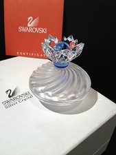 SWAROVSKI FIGUr BLUE FLOWER