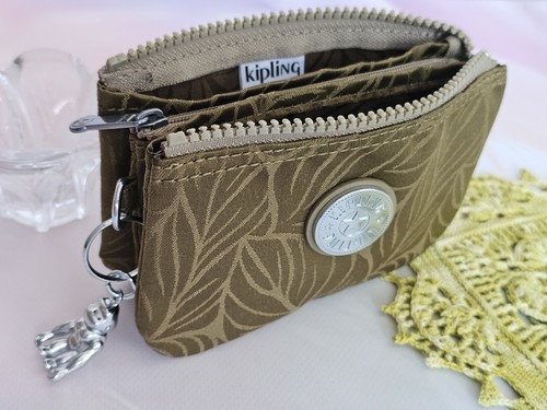 Borsa kipling olive leaves - olive,
