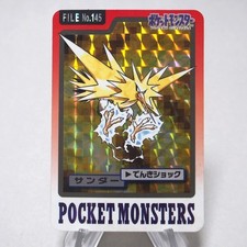Carta Pokemon Carddass Zapdos