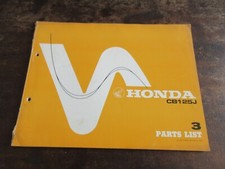 Honda CB125J CB125 J 1977 OEM Parts list catalogue catalogo ricambi