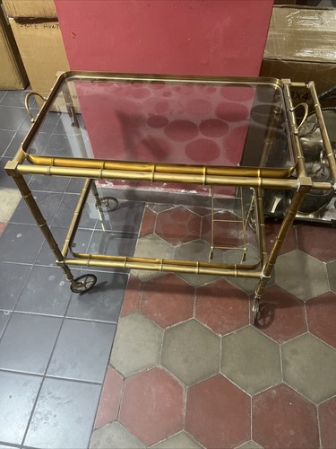 Carrello ottone anni 60 - carrello,