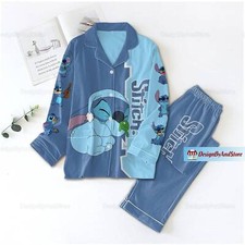 Pigiama donna cucito carino, set pigiama Disney Stitch, pigiama cucito