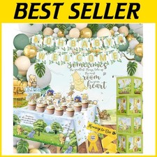 132-Count Winnie the Pooh Decorazioni a tema per baby shower e feste Milestone