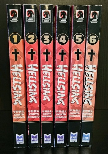 Manga hellsing vol english - hellsing, 1-6