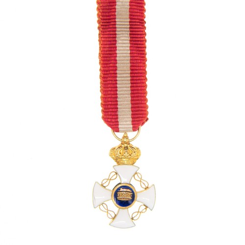 Medaglia miniatura dell - miniatura, dell'ordine