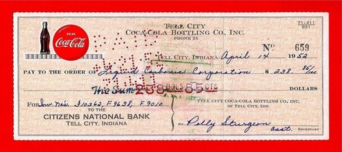 1952 coca cola - coca, tell