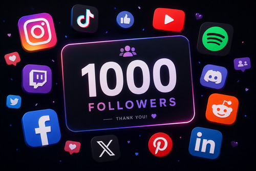 1000 follower