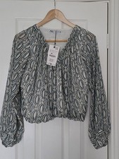Top donna Zara con stampa
