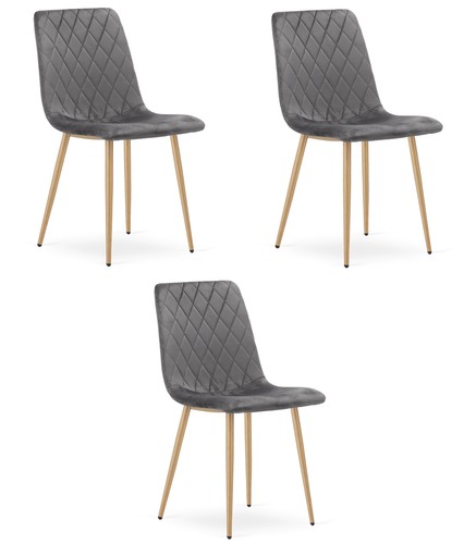 Set sedie torino velluto - 3,