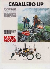 advertising Pubblicità-FANTIC MOTOR CABALLERO  DIABLO CHOPPER 1975 MOTOITALIANE