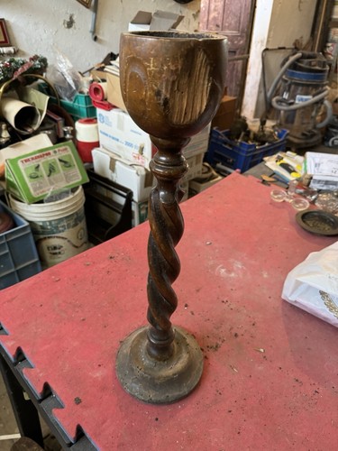 Candelabro legno antico - candelabro,