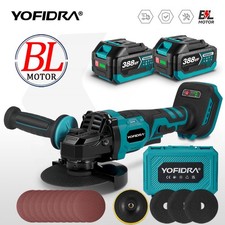 Smerigliatrice angolare a batteria brushless smerigliatrice smerigliatrice 2 batterie e valigetta