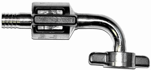 Rubinetto arresto birra curvo - arresto,