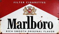 Poster Targa Vintage Marlboro