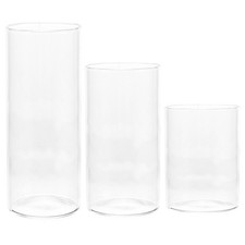 3 Pcs Vaso Cilindrico Per