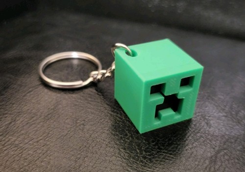 Portachiavi minecraft testa - testa, di