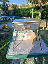 Barbecue a carbone Fornello con  gambe pieghevoli - Vintage.