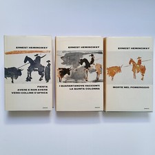 Ernest Hemingway,"Hemingway. 3 volumi",Einaudi,1966