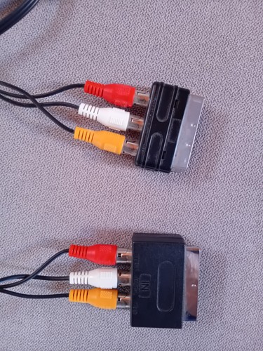 Rca scart adattatore av - rca, to